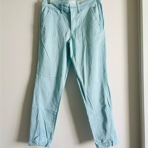 Chino by Anthropologie Chino Relaxed Pants with Tapered Fit size 27